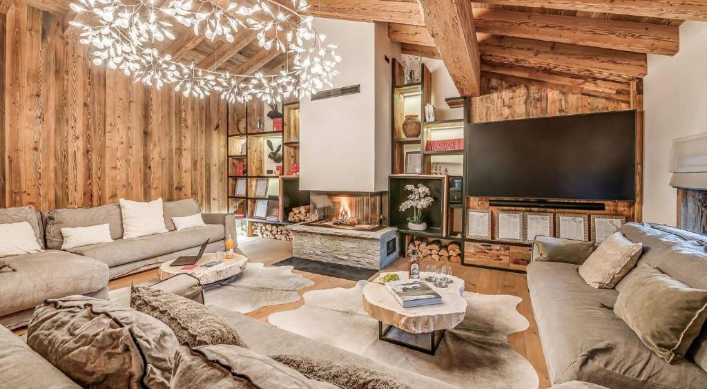 Les Brevieres Ski Chalet | Résidence Casa San Bernardo - Chalet 5 "Casa San Bernardo" - Espace bien-être, salle de jeux, salle de réunion MAE-5734