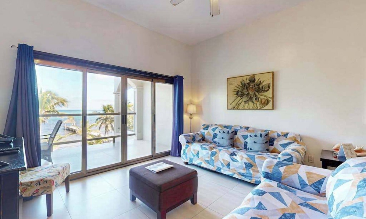 San Pedro Condo | Serene oceanfront condo with shared pool, ocean view, WiFi, & partial AC