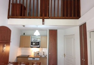Duplex apartment for 7, pets allowed in La Mongie