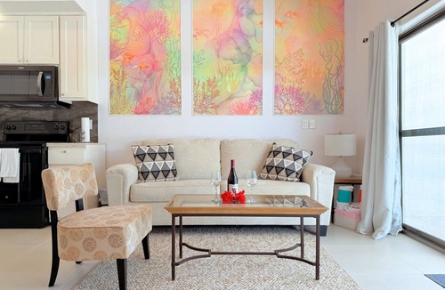San Pedro Condo | 1BR Seashell Suite | Groundfloor@Blue Water Beach