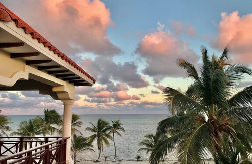 San Pedro Condo | 206 Luxury 3rd floor 2 bd 2 bath beachfront condo with stunning pool and views!