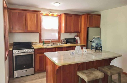 Caye Caulker House | Beachfront abode with well-equipped kitchen - pool, beach, grill, & canoe access