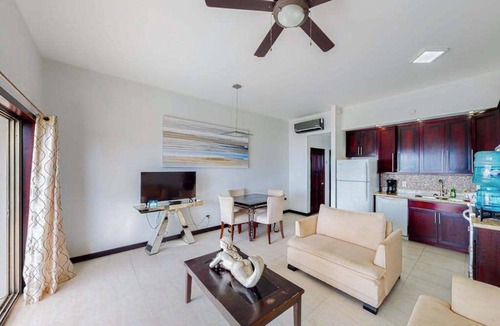 San Pedro Condo | Beachfront condo with ocean views, WiFi, partial AC & shared pool/dock/kayaks