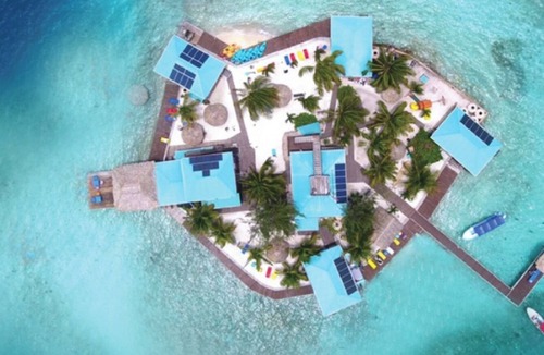 Placencia House | Blue Marlin Overwater Cabana with Sunset Views Belize