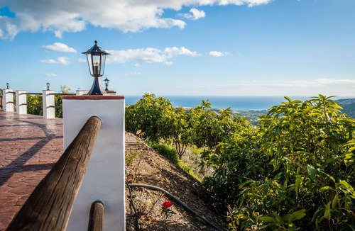 Frigiliana Cottage | farmhouse with wifi, swimming pool, terrace, sea and mountain views CR/MA/00776