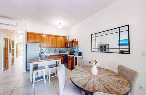 San Pedro Condo | New oceanfront condo w/shared pool, dock, two kayaks, partial AC, strong WiFi