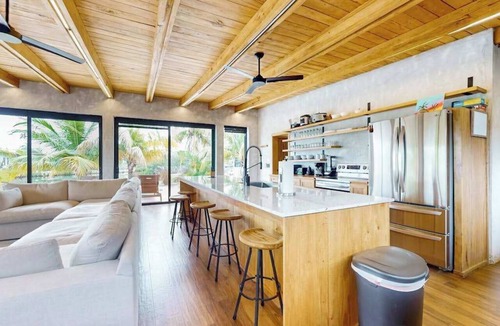 Placencia Villa | Relaxing villa with private plunge pool, canal views & open layout for families