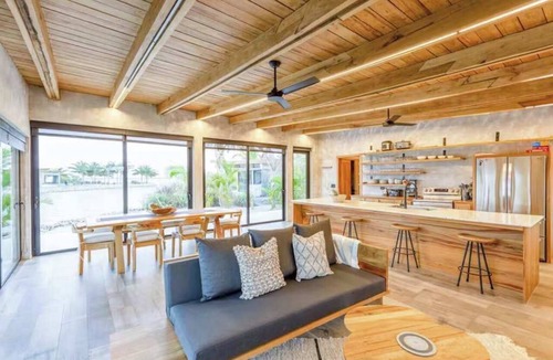 Placencia Villa | Tranquil villa with water views, private pool, deck dining, WiFi & AC