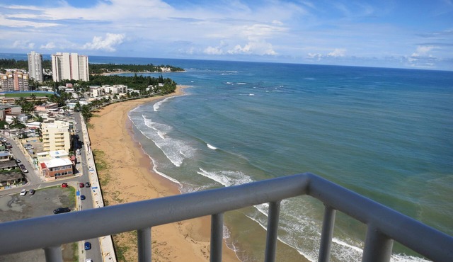 19th FLOOR BEACHFRONT (CORNER APT) @ SANDY HILLS in Luquillo