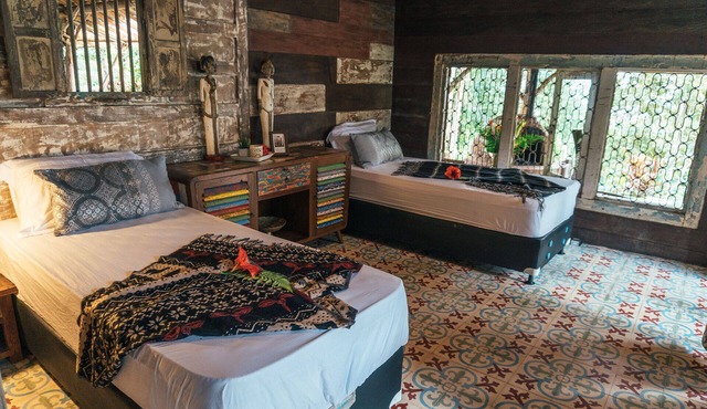 2 BR Wooden Duplex Lodge House at Jatiluwih, UNESCO Site in Tabanan