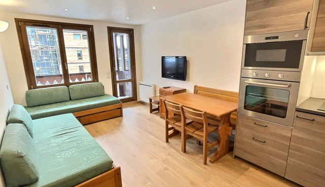 2-room apt, 4 ppl, near center & slopes, pets allowed in Val-d'Isère