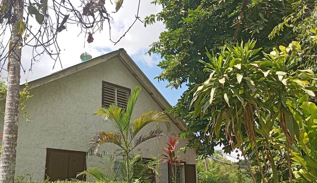 3-Bedroom house, air-conditioned, private kitchen, private bathroom, living room and a private garden.