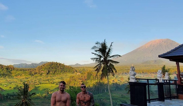 A ROMANTIC GETAWAY VILLA WITH THE BEST VIEW OF BALI in Karangasem