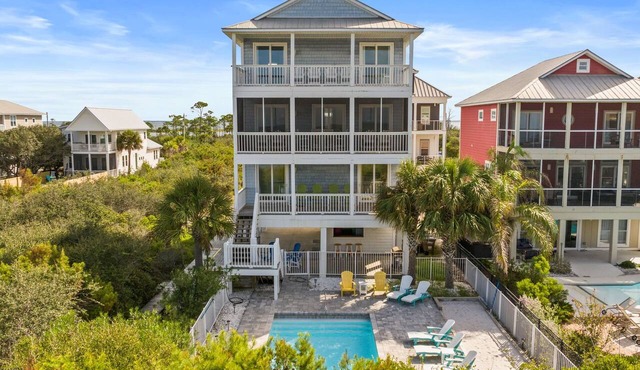 Absolute Deckadence: Beachfront, Pool, Pet-friendly, Sleeps 16 in Cape San Blas