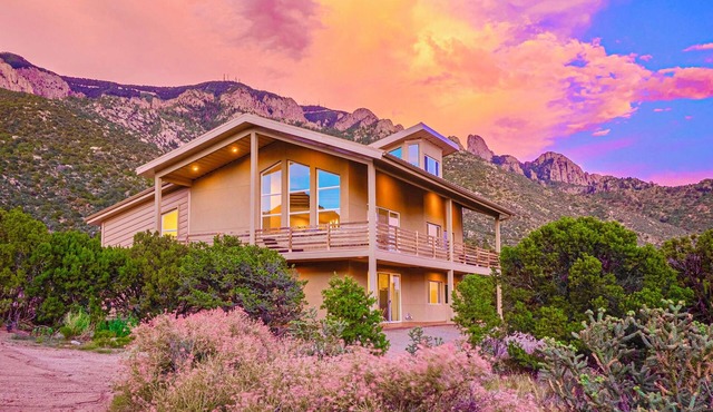 Architectural Peace and Perfection in the Sandia Mountains in Albuquerque
