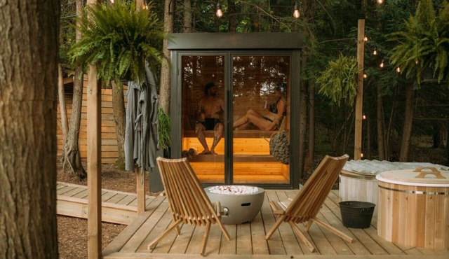 Aux Box Muskoka- Private Nordic Spa-Waterfront Access in Huntsville