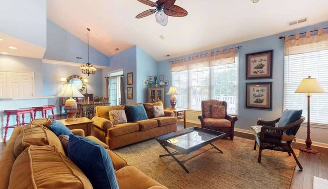 Bear Trap Dunes 2nd floor condo w/basketball court, free WiFi, and shared sauna in Ocean View