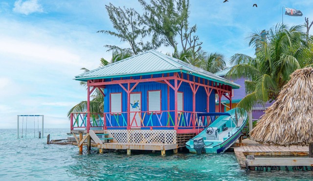 Blue Marlin Overwater Cabana with Sunset Views Belize