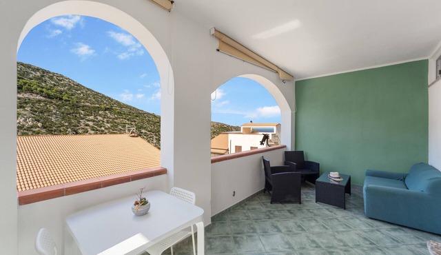 Buggerru Hugo Holiday Home with Sea View, Private Terrace and Air Conditioning in Buggerru