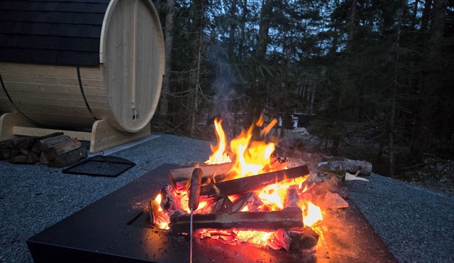 Charming cozy cabin tucked away in a peaceful corner of nature, perfect escape! in Hope