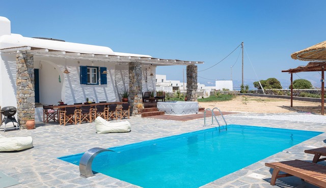 Charming little villa Elena with private pool and sea views! in Paros