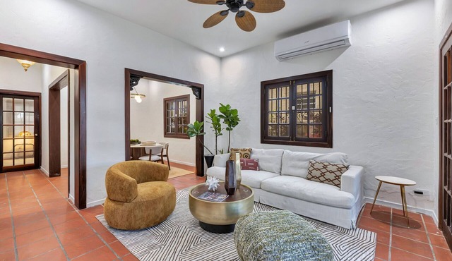 Coastal Comfort: Spanish Villa Steps from the Sand in Santurce