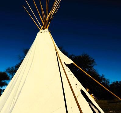 Comanche Teepee at Nomad Landing in Clayton