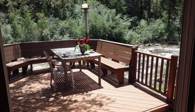 Create Memories at This Romantic Riverfront Cabin Near Estes Park in Drake