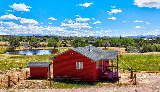 Cute private cabin on working cattle ranch with 360 views on 80 acres. in Dolores