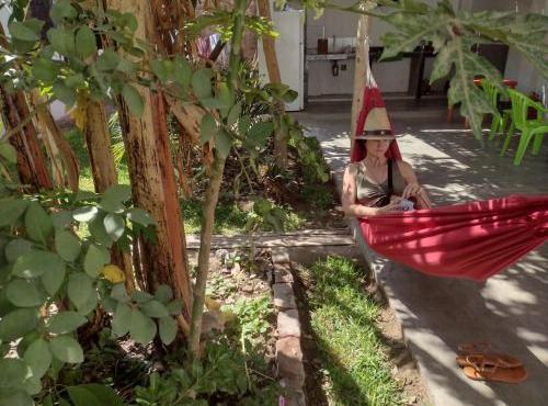 flying monkey hostel in Nazca