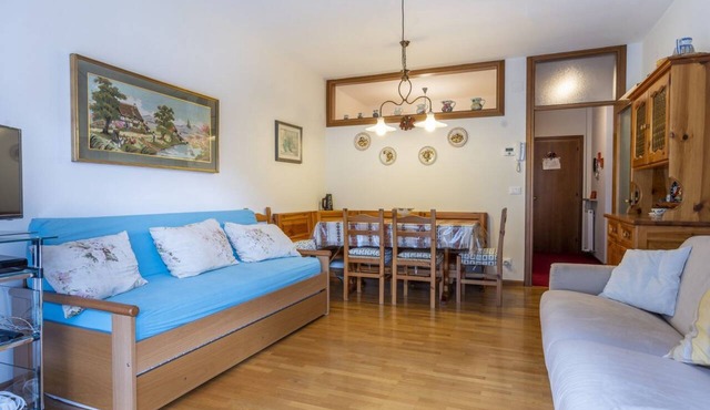 GuestHost - Typical vintage flat with terrace (overlooking the Julian Alps!) That can accommodate up to 4 people, located in a quiet area with common garden a stone's throw from the center of Tarvisio. Thanks to its strategic position, from the apartment in Tarvisio