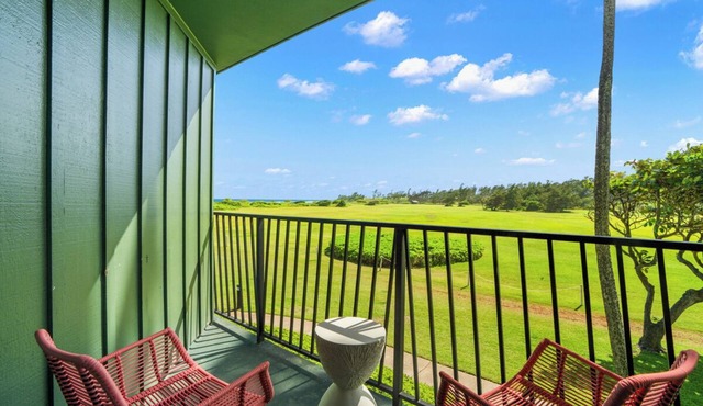 Kauai Beach Resort Ocean View | Pools, Waterslide, Hot Tub, Spa, King Bed, AC in Lihue