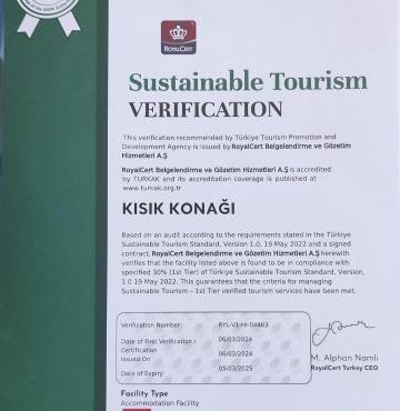 Kisik Konagi in Canakkale