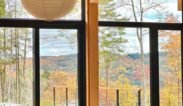 La Kabina w/Mt Tremblant view in La Conception