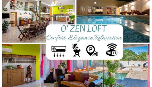 Loft d'exception 350m2 spacieux et lumineux avec piscine à 15 min de la mer in Aimargues