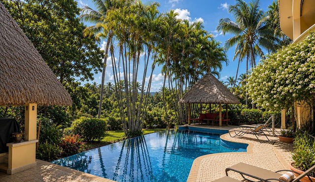Luxury jungle villa w/private infinity pool overlooking the San Ignacio hills. Includes daily cooked breakfast, light housekeeping, and complimentary custom vacation planning by Otoch & Isle concierge. Walkable to Macal River & San Ignacio. in Santa Elena