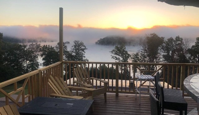 Nolin Lake Cabin with a Big View. Why stay at a lake you can't see? in Bee Spring