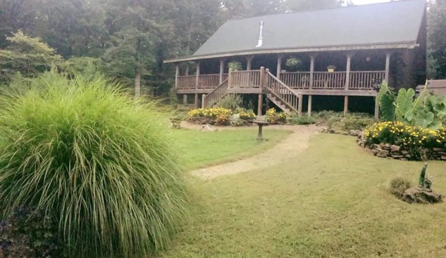 Ozark Mountain Log Cabin Retreat in Northwest Arkansas in Winslow