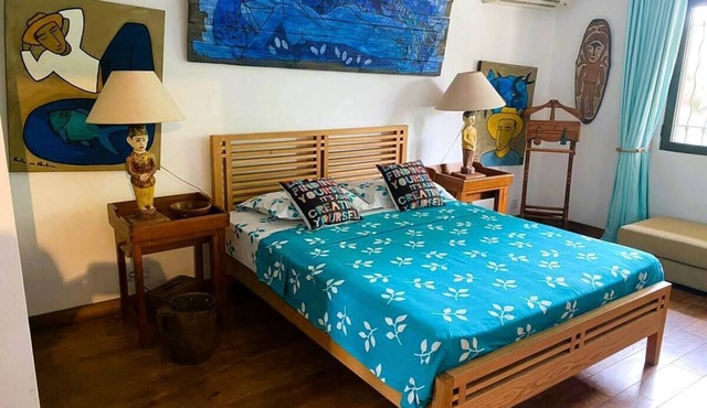 Peace Studio with Balcony and Terrace with Sea View in Cap Malheureux