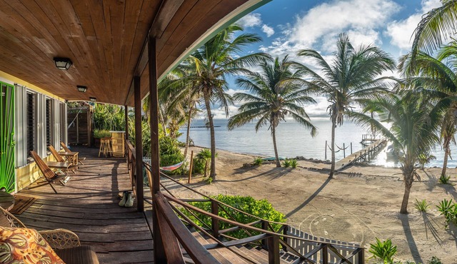 Private Belizean Beachfront Residence Reef View
