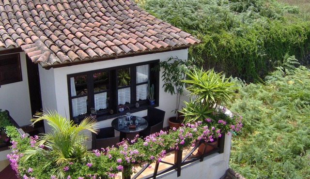 Rustic holiday home with balcony and sea view in Icod de los Vinos