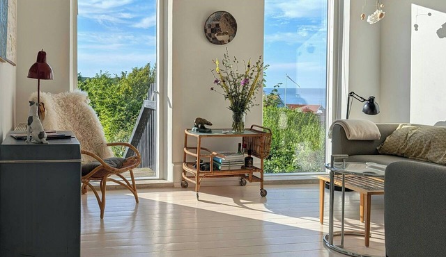Semi-detached house with sea view in Sandvig in Allinge-Sandvig