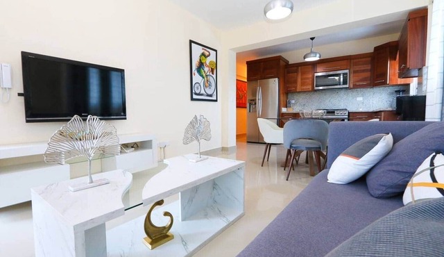 STUNNING 2-BR 2-BATH APT W/AC GARAGE & ROOF TOP in San Cristobal