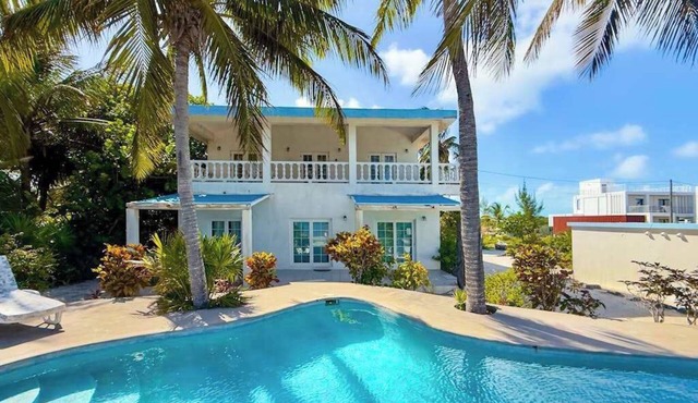 Stunning Oceanfront Villa w Private Pool, Dock, Ocean View, Partial AC & WiFi