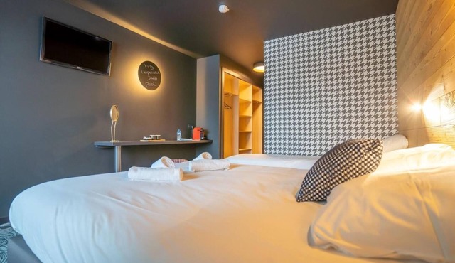Wifi, view mountain, sauna, hammam, balcony, parking, ski locker, 20m², Serre Chevalier in Saint-Chaffrey