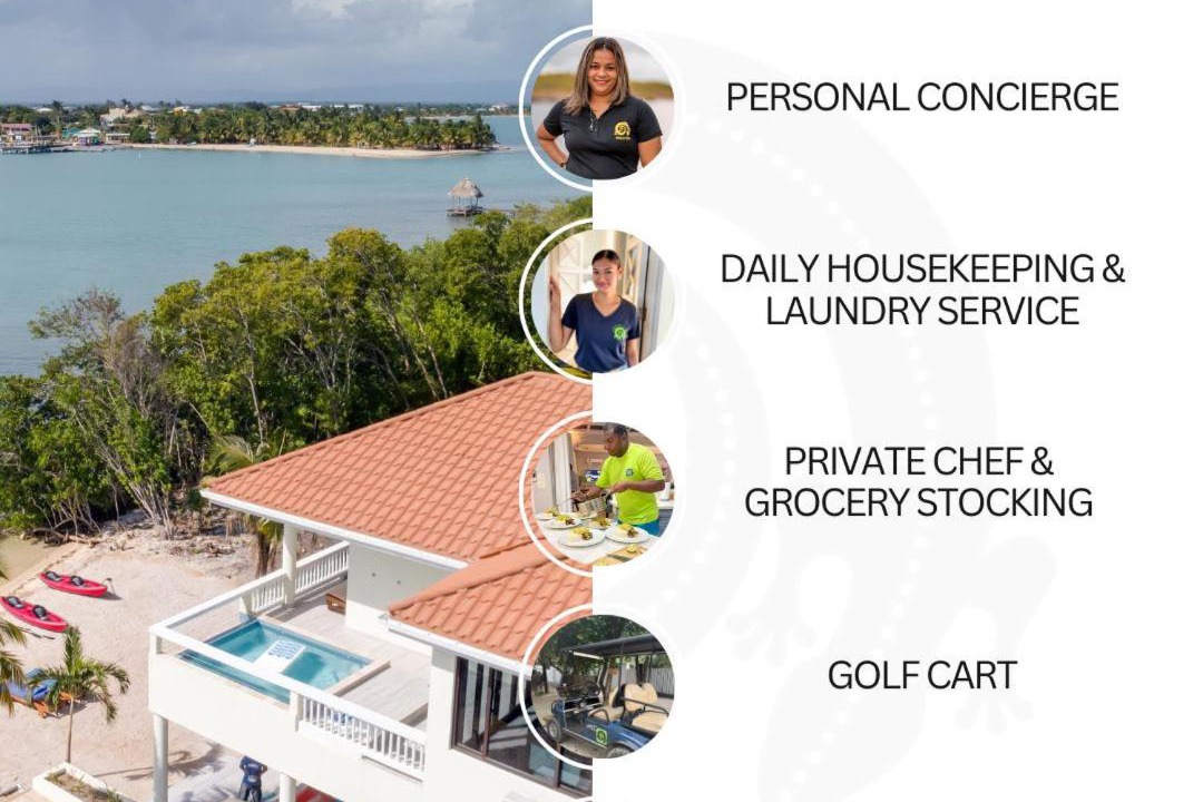 Placencia Villa | Island Time Gecko - Private Island Beachfront Villa 1 Min From Village