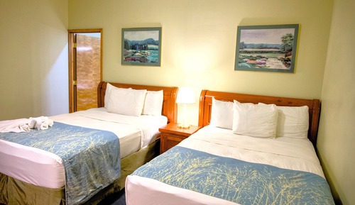 Double Room, 2 Double Beds, Pool View