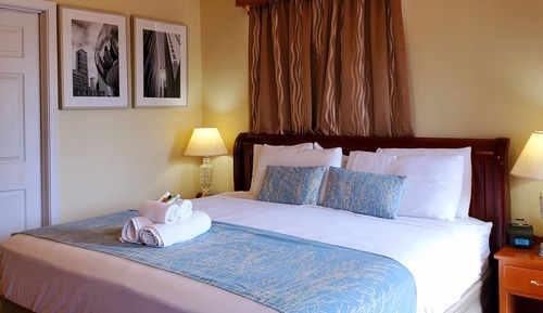 Deluxe Room, 1 King Bed, Mountain View