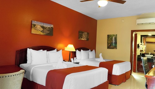 Deluxe Room, 2 Queen Beds, Non Smoking, Refrigerator