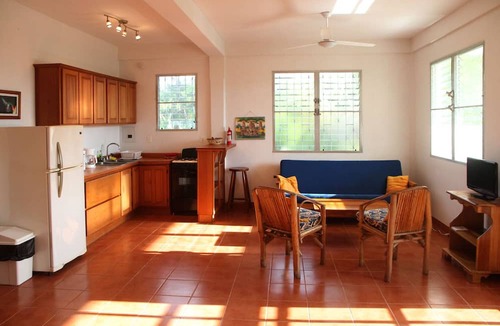 Forest Home Apartment | Our Sea of Blue Suite faces the Caribbean and awaits you